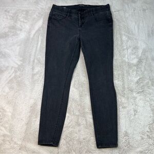 Torrid Bombshell Skinny Jeans Size 14R Dark Grey Wash Shaping Slimming Stretch